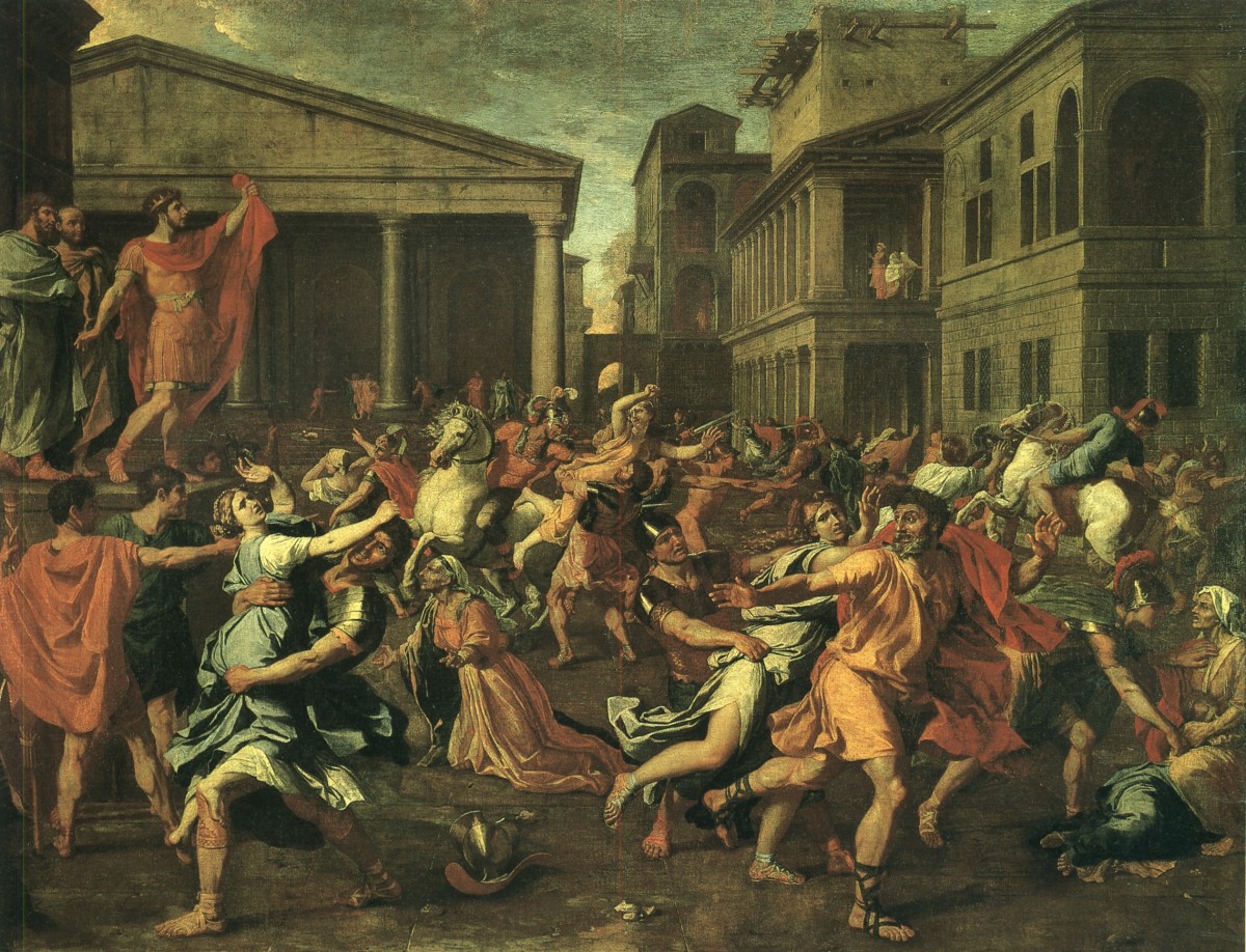 1638 Poussin Nicolas L'enlevement des Sabines.jpg